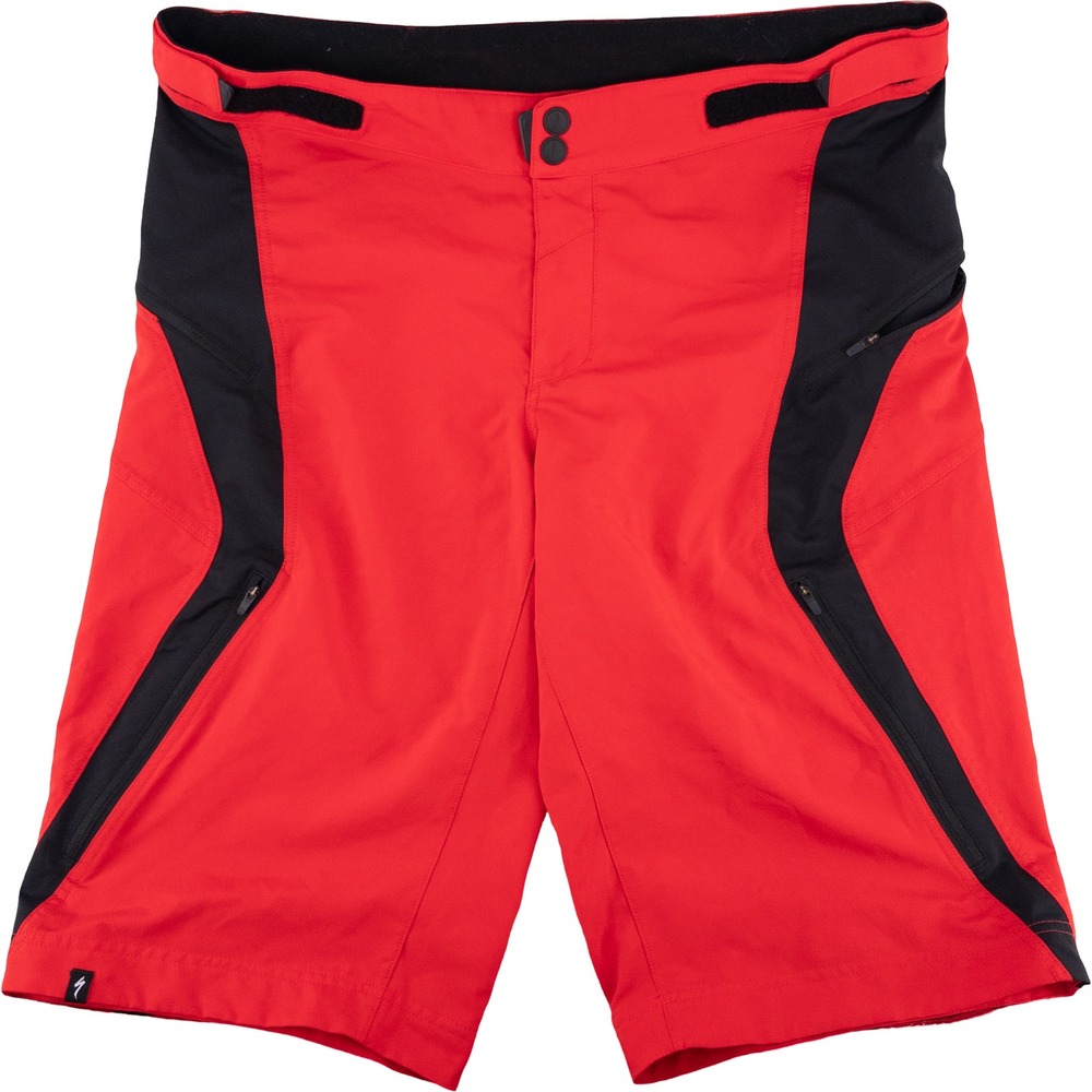 Specialized Mens 36 Enduro Pro All Mountain Shorts Red Relaxed Fit MTB Cycling